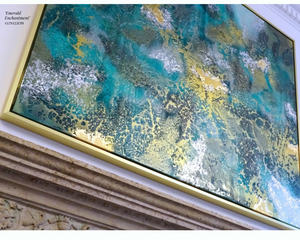 "Exclusive bespoke artwork by Charles Pedone at Hay Hill Wealth Management, designed for high-net-worth clients seeking investment-grade contemporary art."